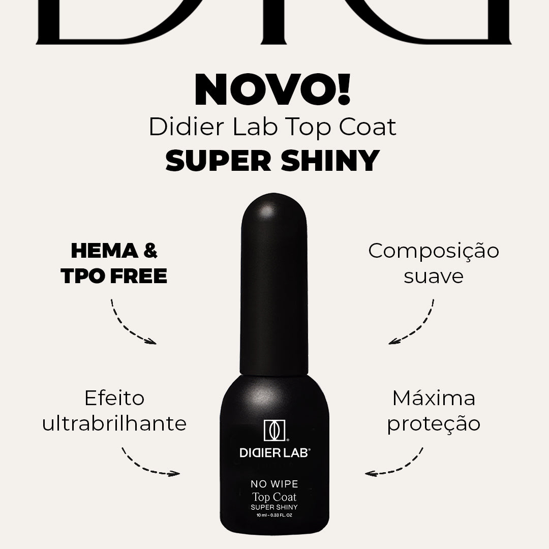 Top Coat Super Shiny, Clean Formula, No Wipe 10 ml