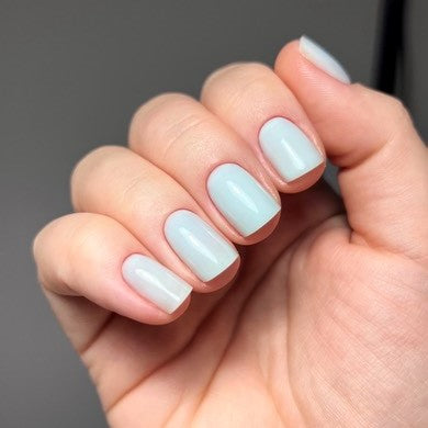 Verniz gel, Rubber base coat, soft mint, 10ml, HEMA FREE
