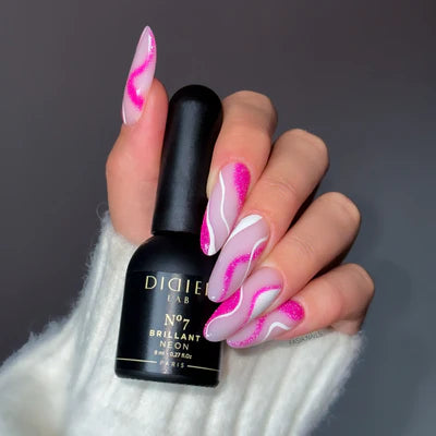 Verniz Gel "Didier Lab", Brillant NEON, No7, 8ml, HEMA FREE