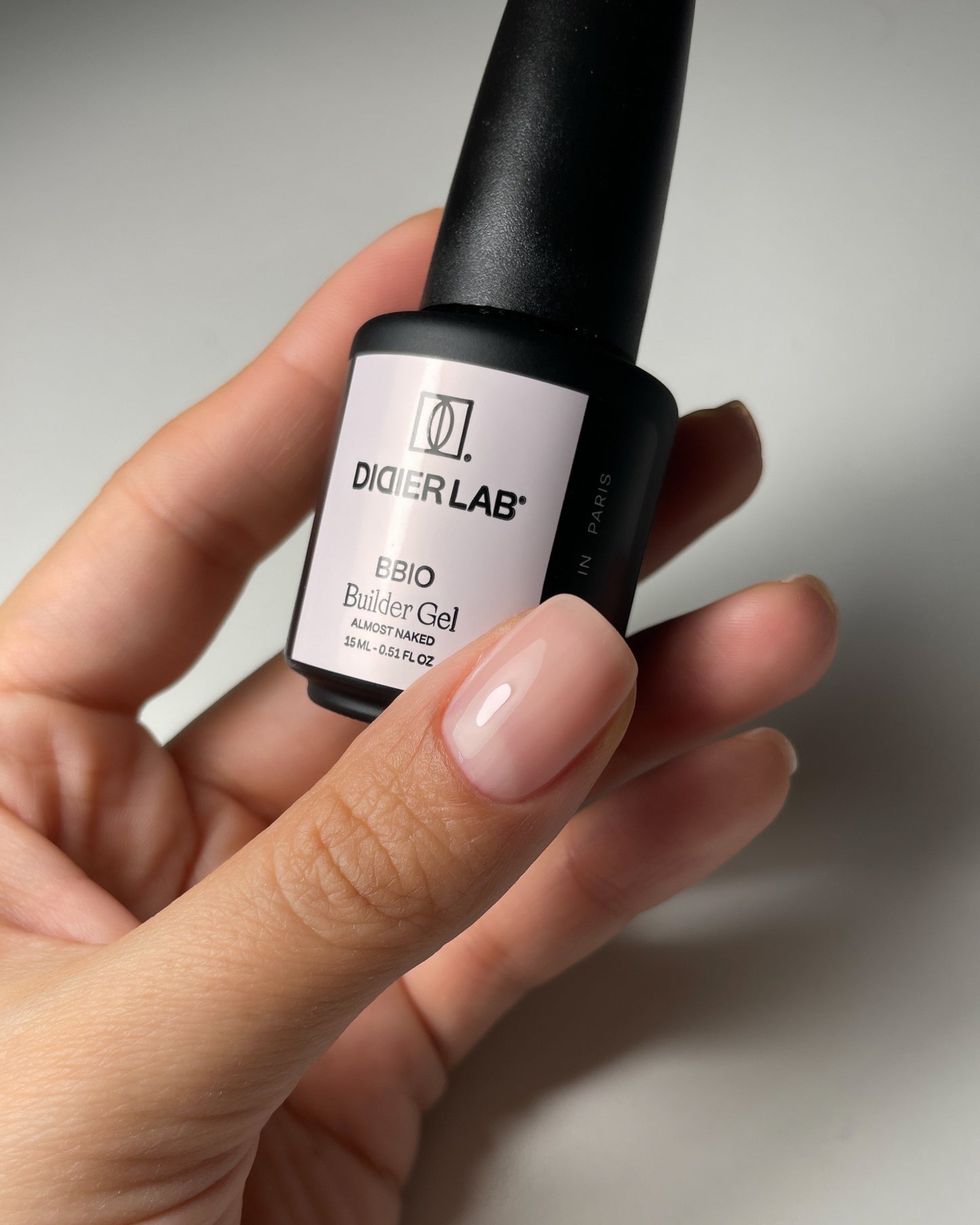 Builder Gel BBIO "Didier Lab"Almost Naked, 15ml, HEMA FREE
