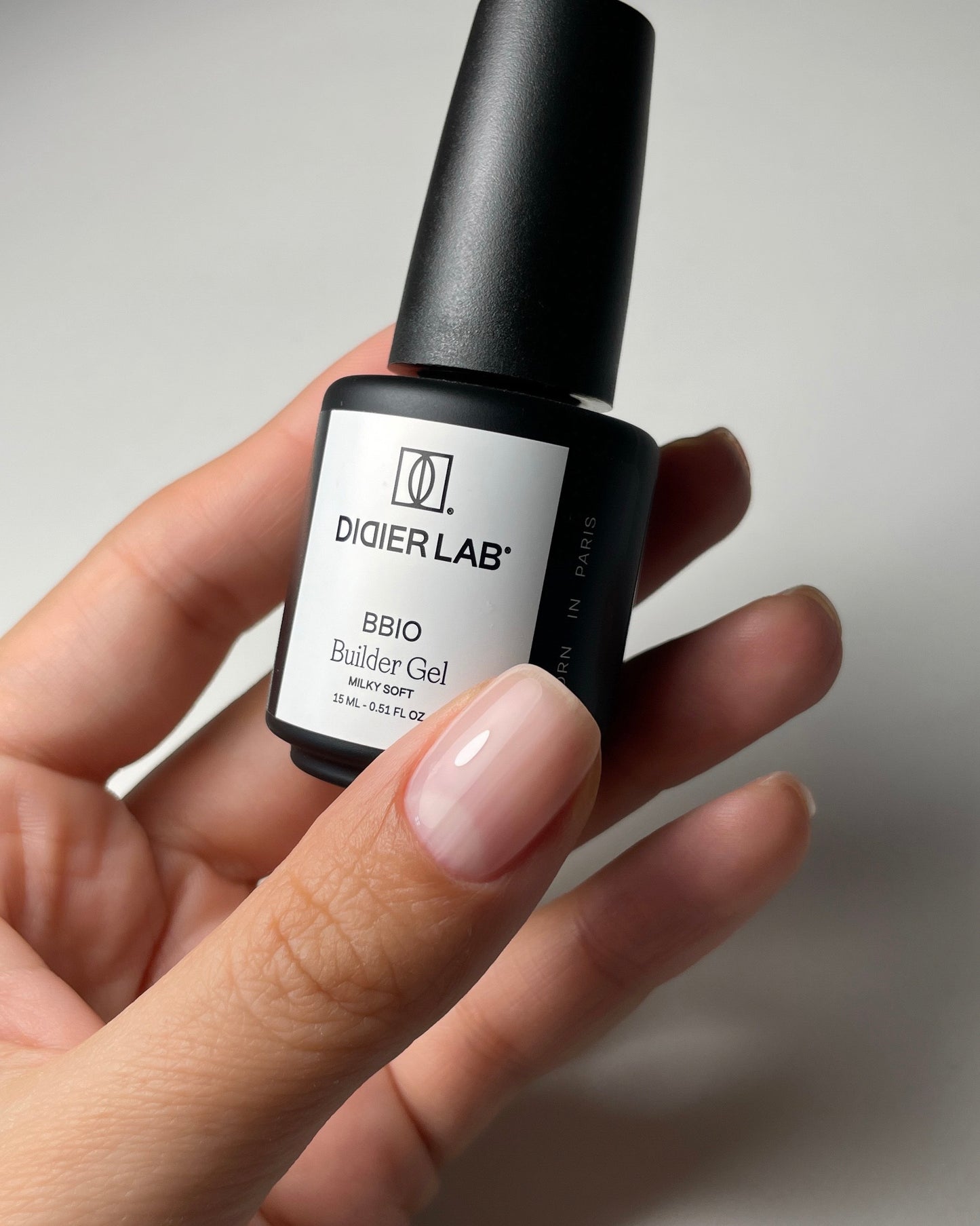 Builder Gel BBIO "Didier Lab", Milky Soft, 15ml, HEMA FREE