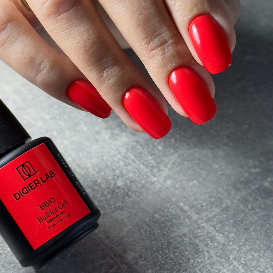 Builder Gel BBIO "Didier Lab" Ferrary Red, 15ml, HEMA FREE