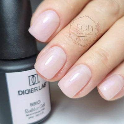 Builder Gel BBIO "Didier Lab" Milky Pink Glitter, 15ml, HEMA FREE