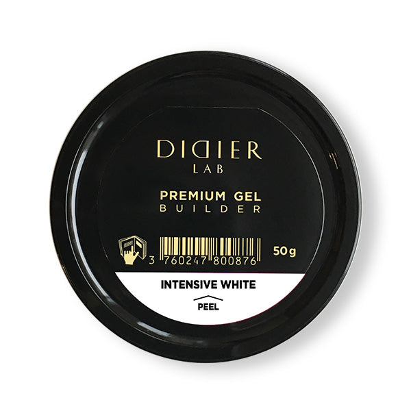 Premium Builder Gel "Didier Lab", Intensive White,50 g