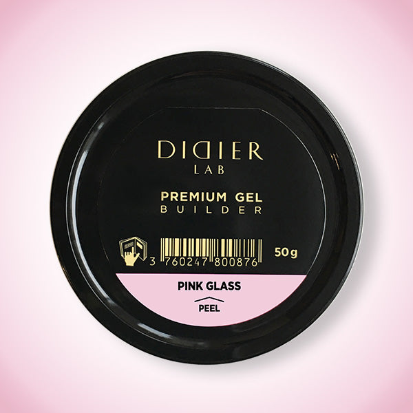 Premium Builder Gel "Didier Lab", Pink Glass, 50 g