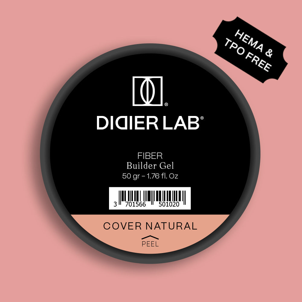 Fiber builder gel "Didier Lab", Cover natural, 50gr, HEMA FREE