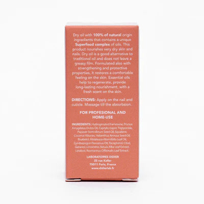 Óleo para cutículas "Didier Lab Beauté"