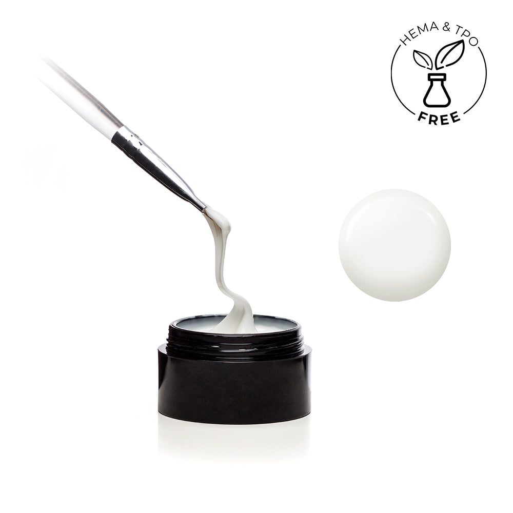 Fiber builder gel "Didier Lab", Soft white, 50gr, HEMA FREE