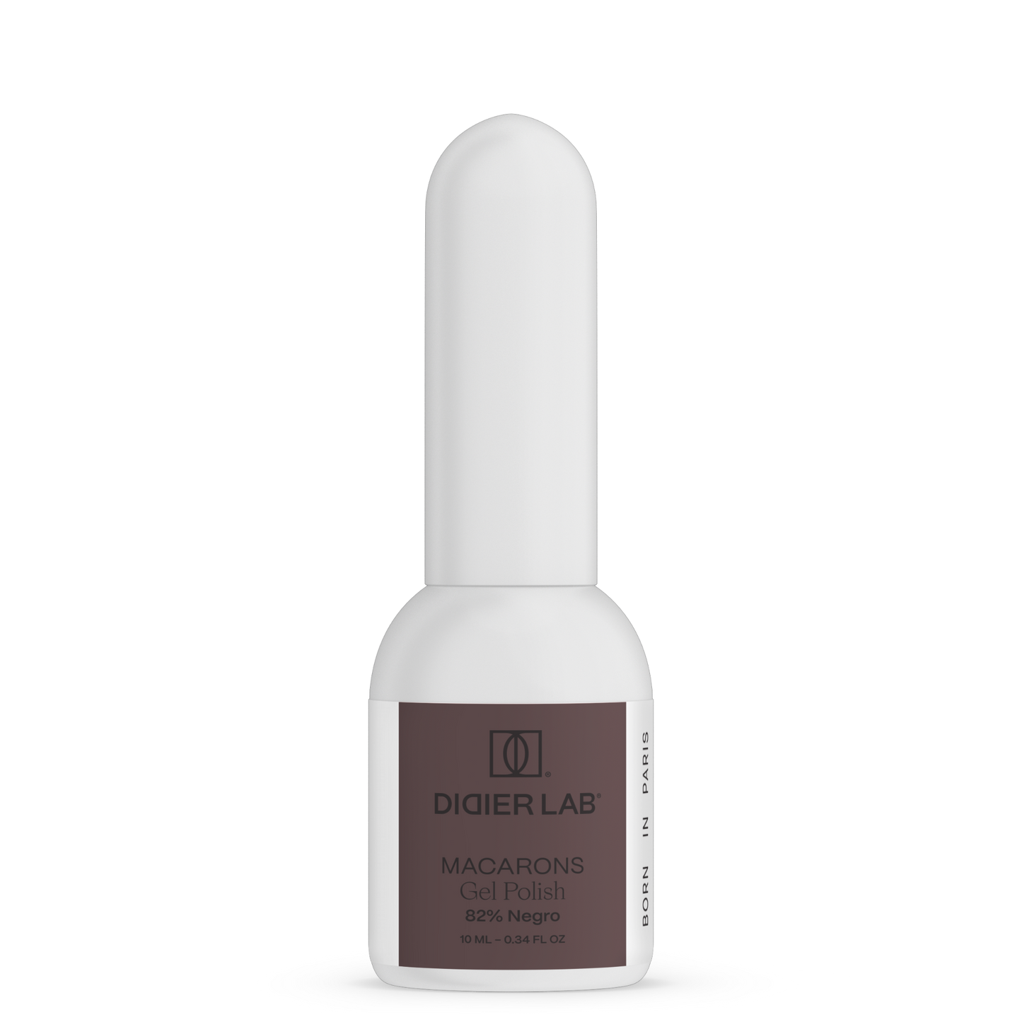 Verniz Gel Macarons Didier Lab 82% Negro, 10ml, HEMA FREE
