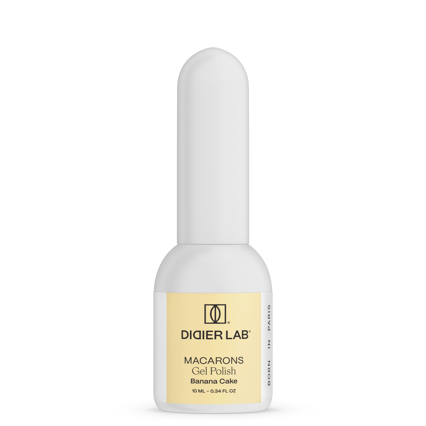 Verniz Gel Macarons Didier Lab, Banana Cake 10 ml, HEMA FREE