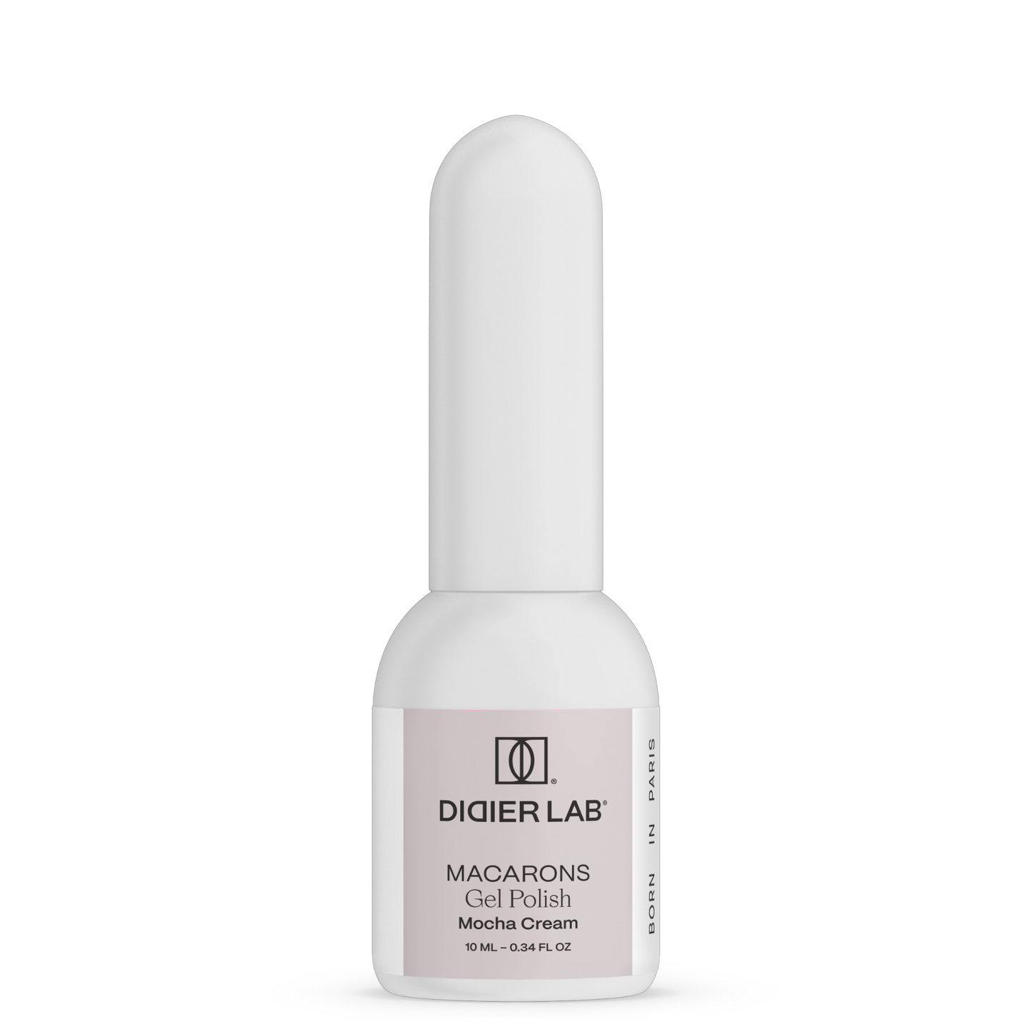 Verniz Gel Macarons Didier Lab, Mocha Cream 10 ml, HEMA FREE