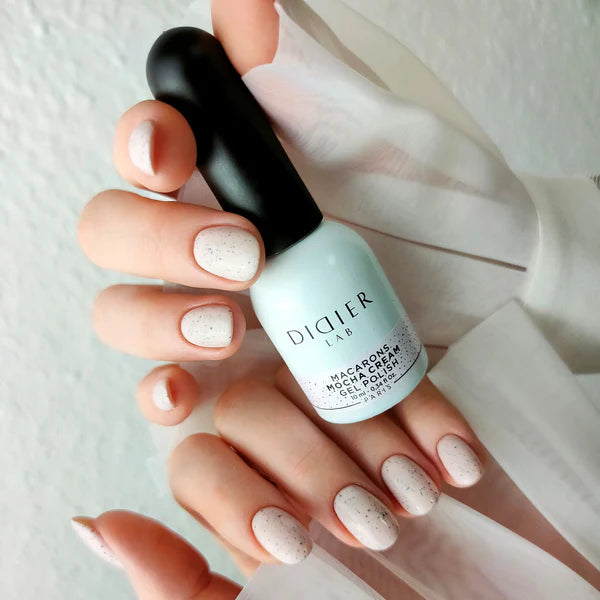 Verniz Gel Macarons Didier Lab, Mocha Cream 10 ml, HEMA FREE
