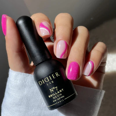 Verniz Gel "Didier Lab", Brillant NEON, No7, 8ml, HEMA FREE