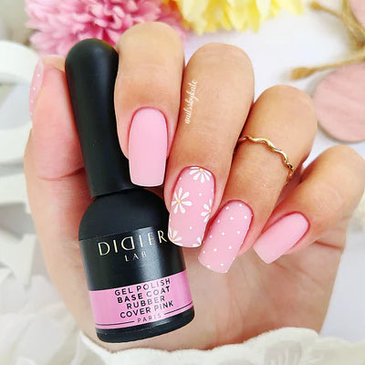 Verniz Gel, Rubber base coat, cover pink, 10ml, HEMA FREE
