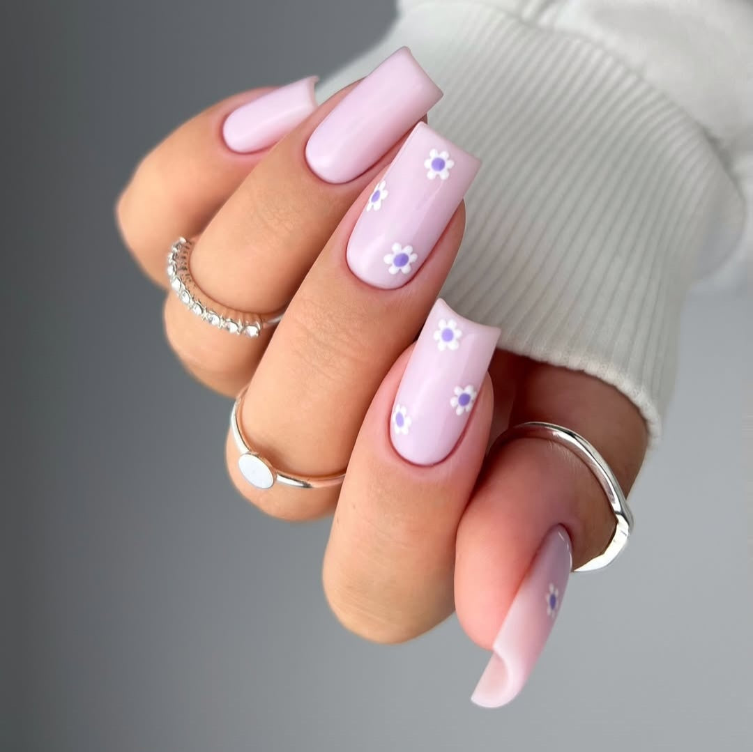 Verniz gel, Rubber base coat, icy lilac , 10ml, HEMA FREE