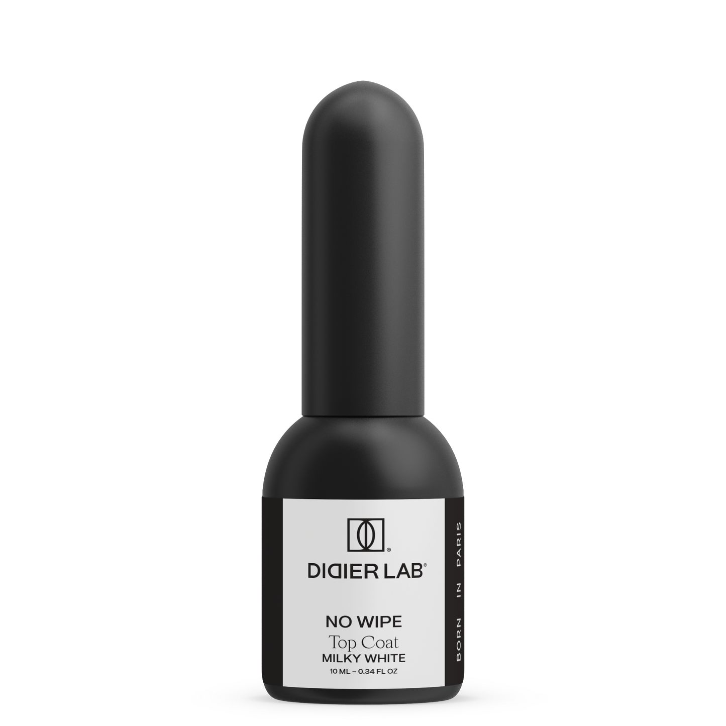 Top Coat No Wipe "Didier Lab", Milky White, 10ml, HEMA FREE