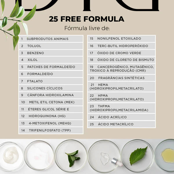 Green reactive, verniz de unhas vegan "Didier Lab", natural girl, 10ml