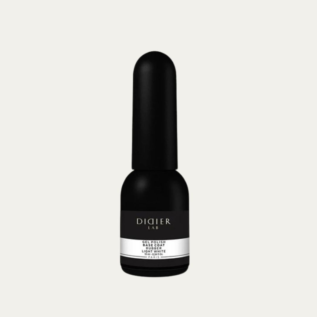 Verniz Gel, Rubber Base, Light White, 10ml