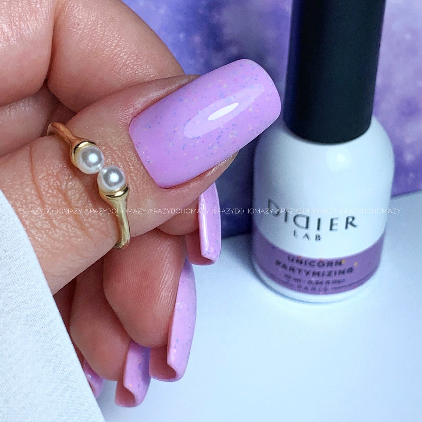 VERNIZ GEL "Didier Lab", Unicorn, Partymazing 10 ml, HEMA FREE