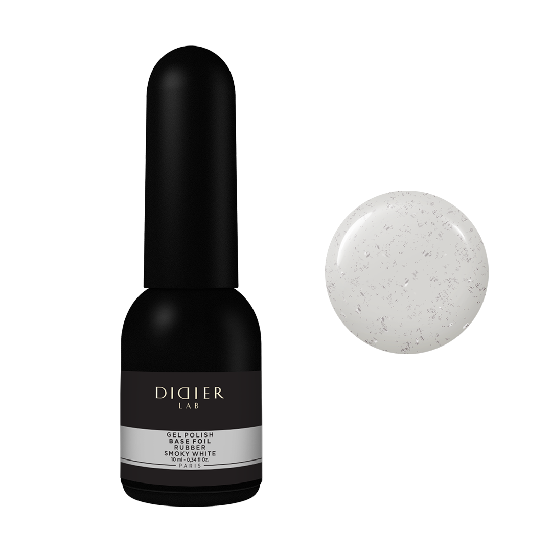 Verniz Gel, Rubber Base, Smoky White , 10ml - didierlabportugal