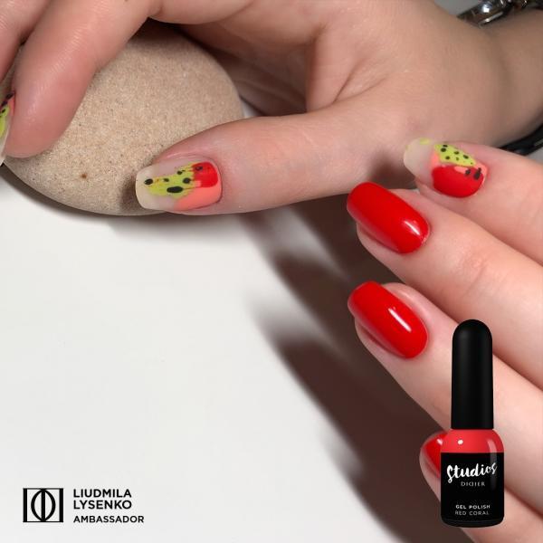 Didierlab Coral Collection Limited Edition Gel polish Studios, red coral, 8ml