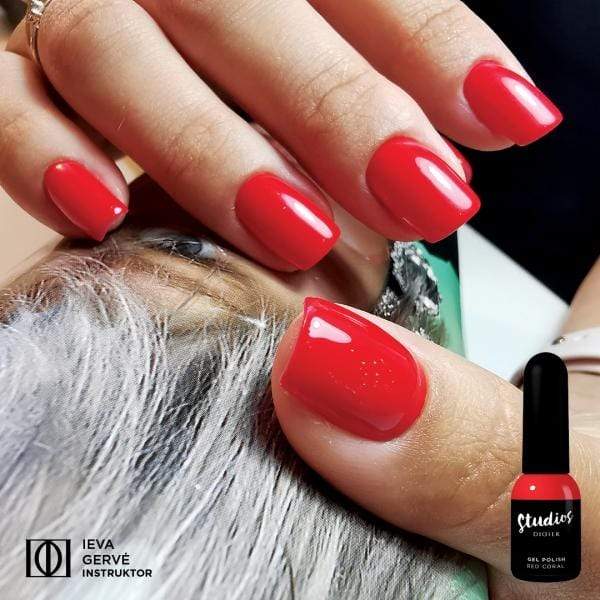Didierlab Coral Collection Limited Edition Gel polish Studios, red coral, 8ml