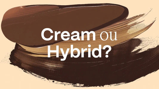 Cream vs Hybrid: Dois métodos para definir sobrancelhas