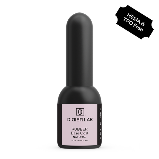 Verniz Gel, Rubber base coat, natural, 10ml, HEMA FREE