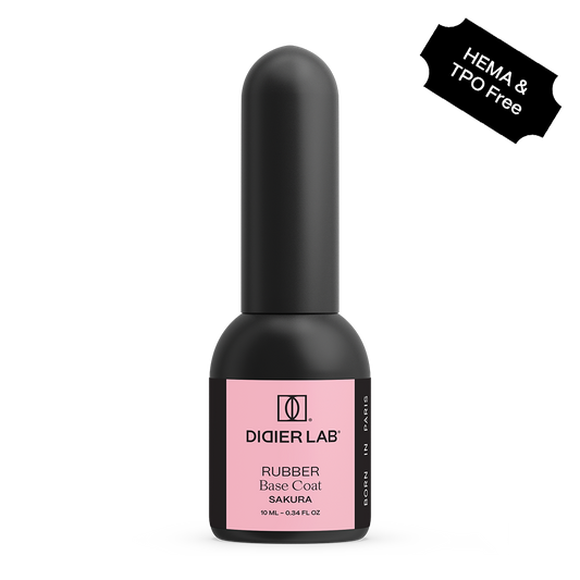 Verniz Gel, Rubber base coat, sakura, 10ml, HEMA FREE