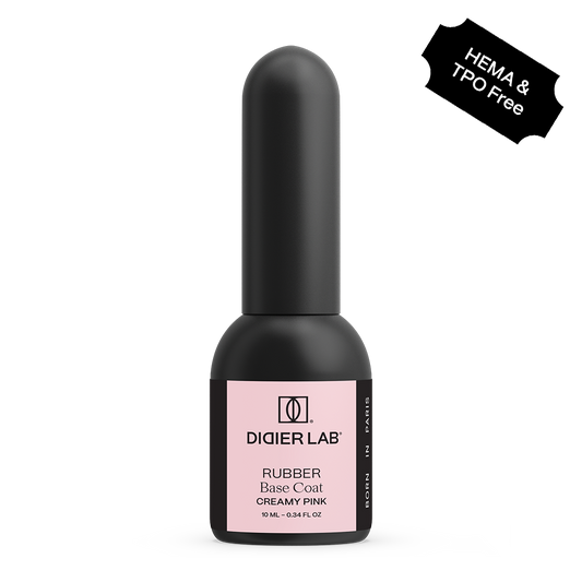 Verniz Gel, Rubber base coat, creamy pink, 10ml, HEMA FREE