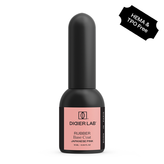 Verniz gel, Rubber base coat, Japanese pink , 10ml, HEMA FREE