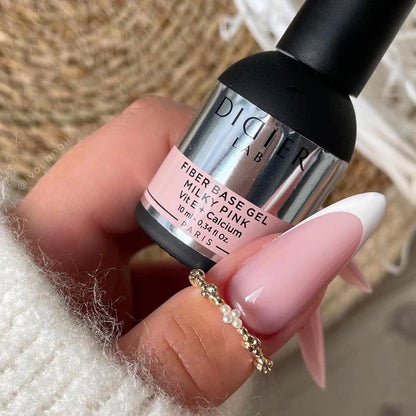 Fiber Base Gel, Milky Pink, 10ml