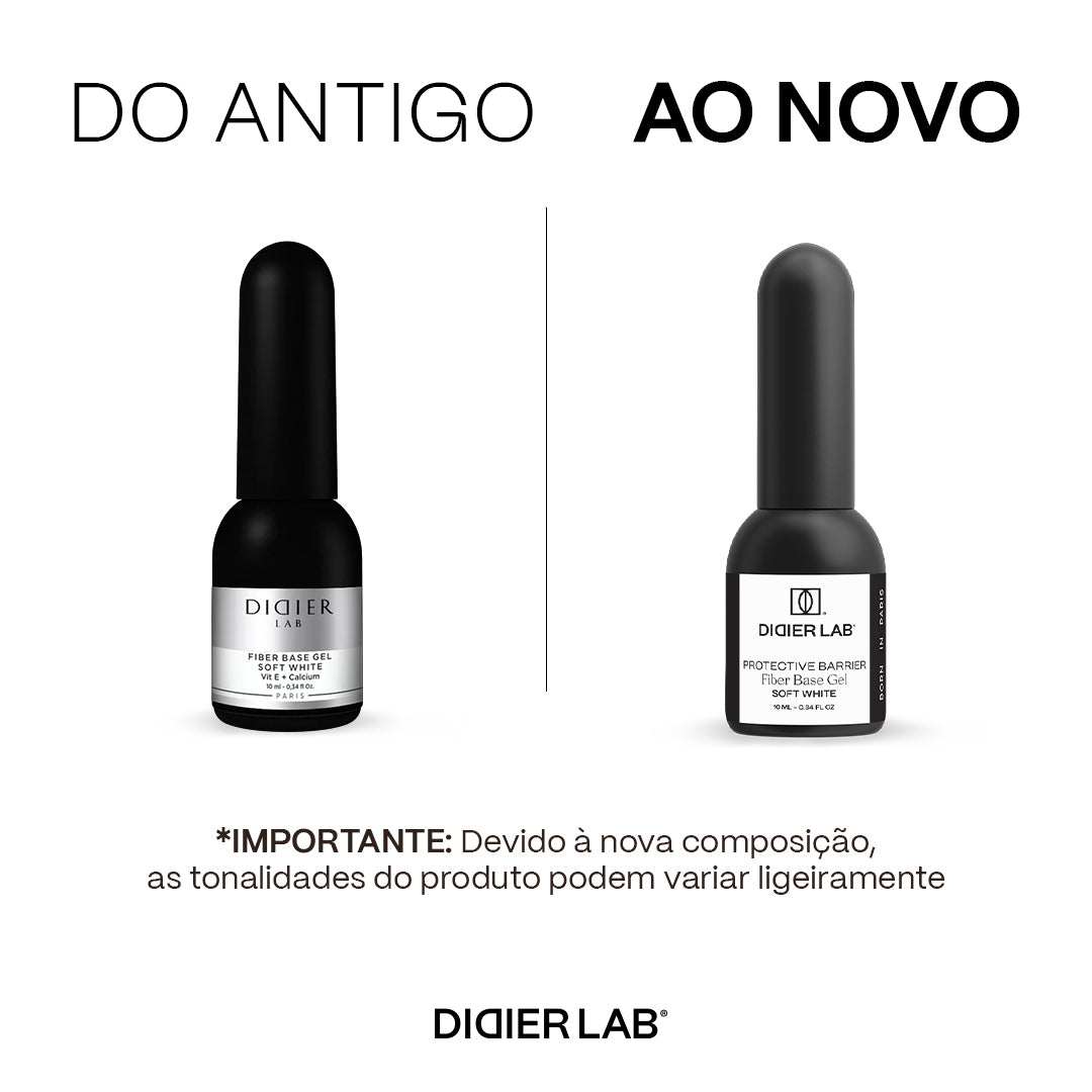 Fiber Base Gel, Soft White, 10ml, HEMA FREE