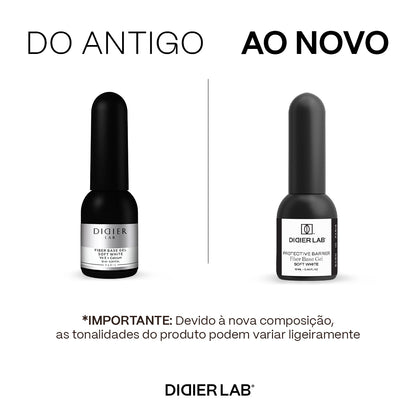 Fiber Base Gel, Soft White, 10ml, HEMA FREE