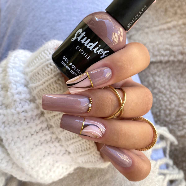 Verniz Gel Studios, Brown Mist,8ml, HEMA & TPO Free