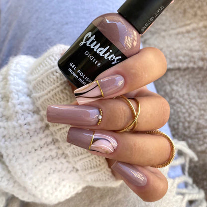 Verniz Gel Studios, Brown Mist,8ml, HEMA & TPO Free
