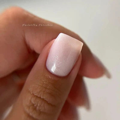 Fiber Base Gel, Shimmer White, 10ml, HEMA FREE