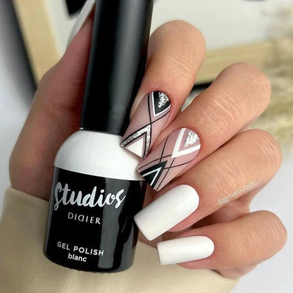 Verniz Gel Studios, Blanc, 8ml, HEMA e TPO Free