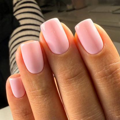 Verniz Gel, Rubber base coat, creamy pink, 10ml