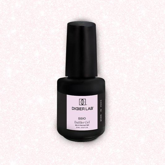 Builder Gel BBIO "Didier Lab" Milky Pink Glitter, 15ml
