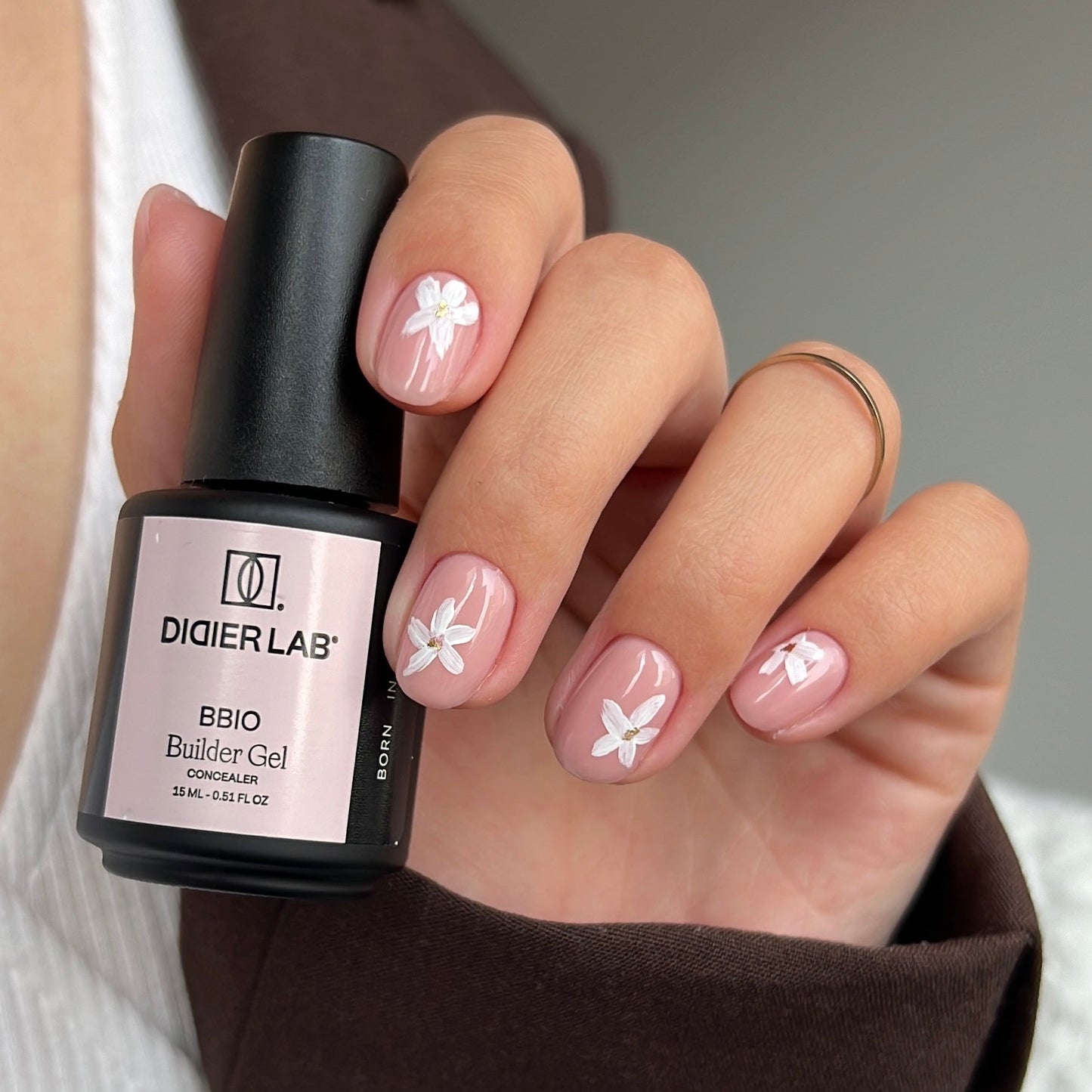 Builder Gel BBIO "Didier Lab"Almost Naked, 15ml, HEMA FREE