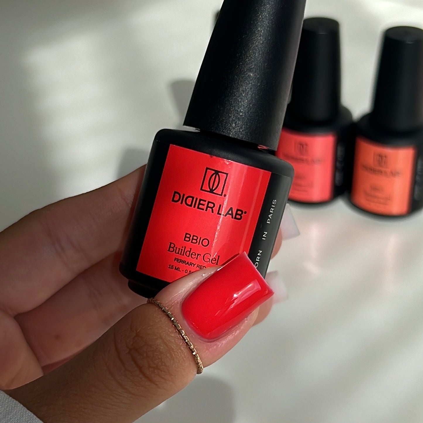 Builder Gel BBIO "Didier Lab" Ferrary Red, 15ml, HEMA FREE