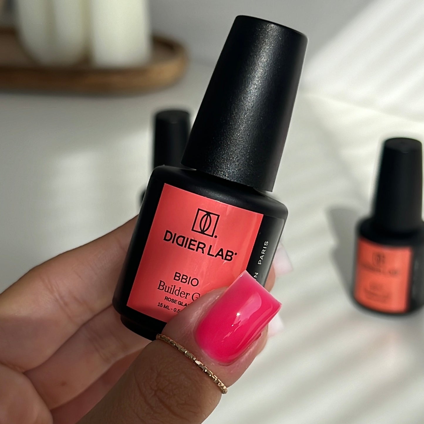 Builder Gel BBIO "Didier Lab" Rose Glass, 15ml, HEMA FREE