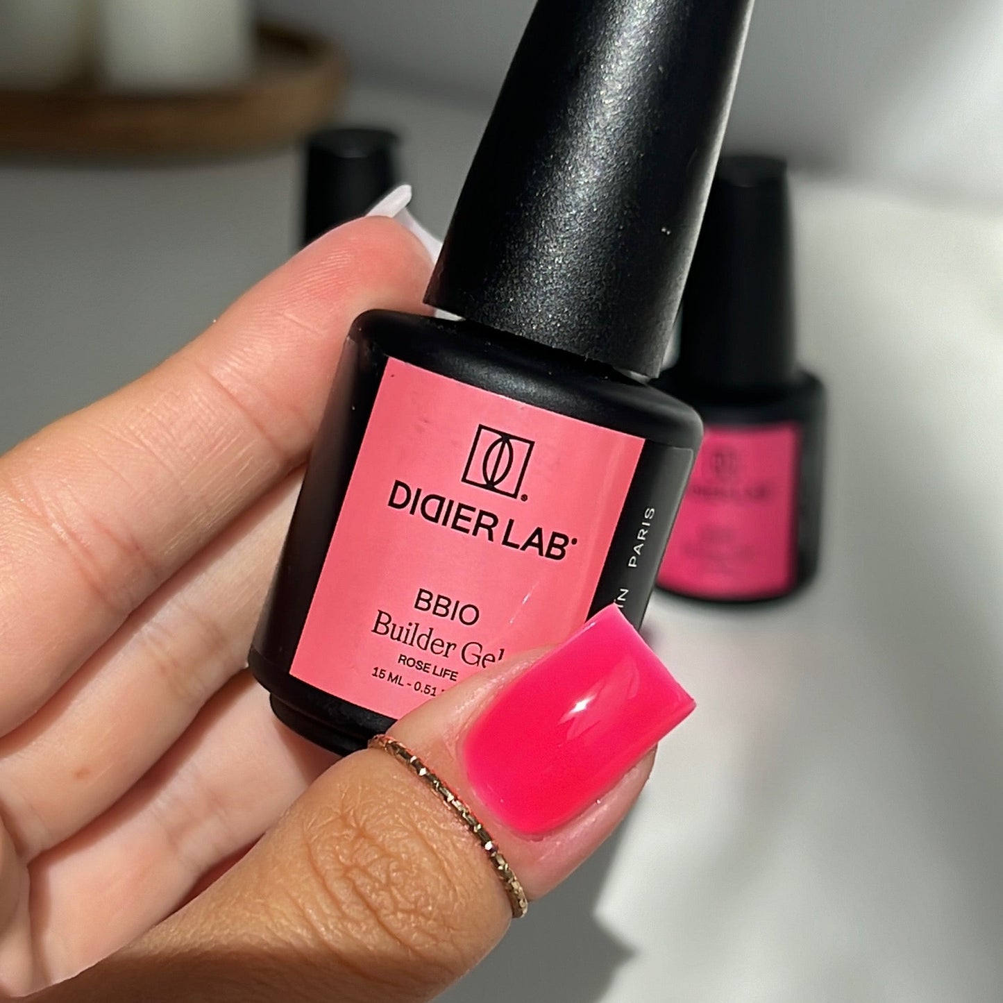 Builder Gel BBIO "Didier Lab" Rose Life 15ml, HEMA FREE