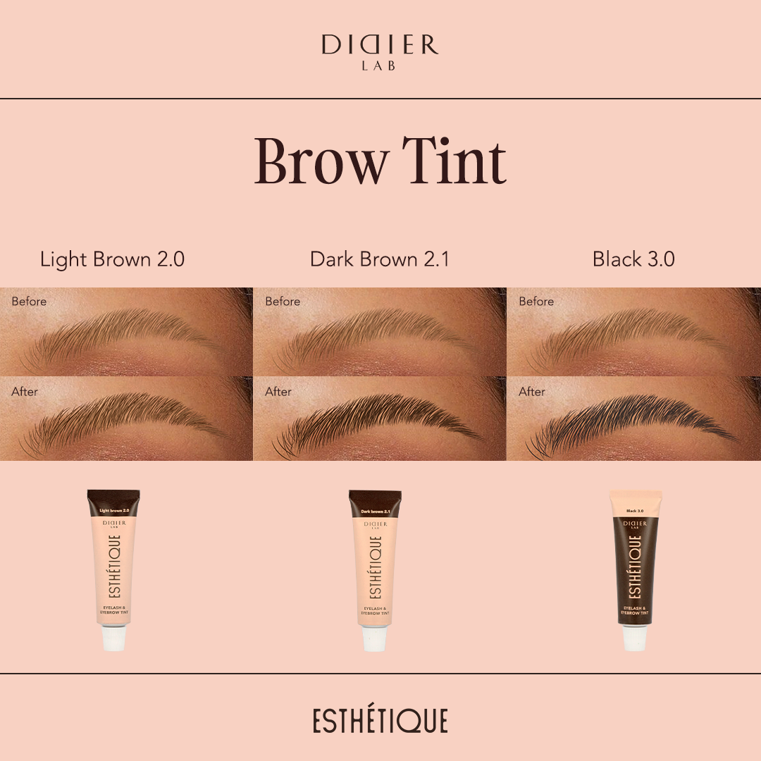 Conjunto de Brow Lamination + Pigmentação de sobrancelha "Didier Lab Esthétique"