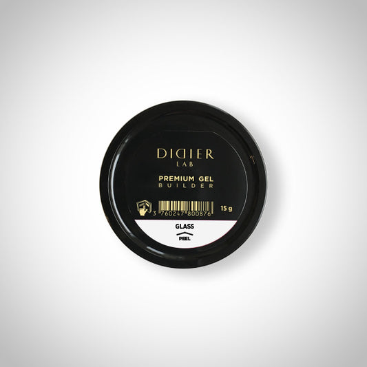 Premium Builder Gel "Didier Lab", Glass , 15 g
