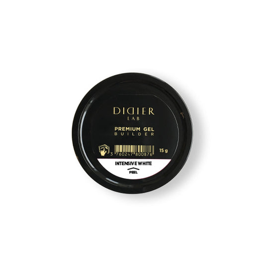 Premium Builder Gel "Didier Lab", Intensive White  ,15 g