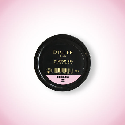 Premium Builder Gel "Didier Lab", Pink Glass , 15 g