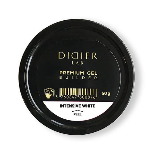 Premium Builder Gel "Didier Lab", Intensive White  ,50 g