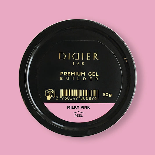 Premium Builder Gel "Didier Lab", Milky Pink , 50g